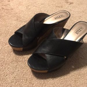 a.n.a black shoes size 7